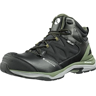 Image of ALBATROS Men&#039;s ULTRATRAIL CTX MID 636220 45 ESD Safety Boots S3 Size: Black, Olive 1 Pa, EU