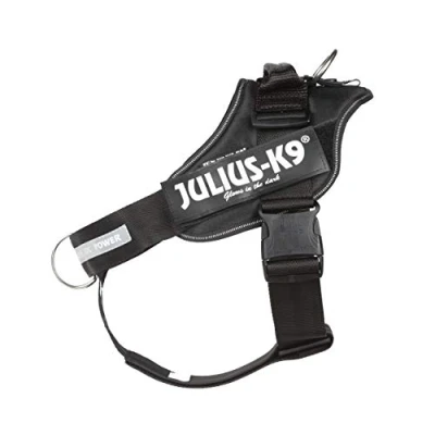 Image of Julius K9, IDC Powerharness, Dog Harness with Front Control Y Belt, Size: L/1, Black