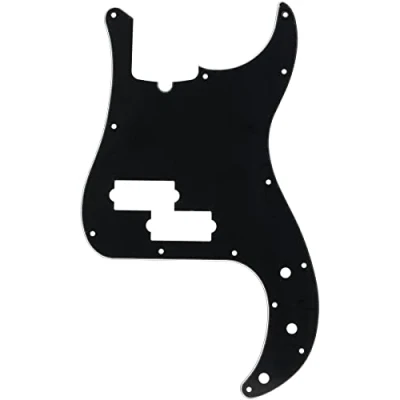 Image of Fender 3 ply, black, 13 hole mount precision bass pick guard (with truss rod notch), 099 1352 000