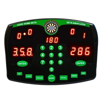 Image of Thomas &amp; Anca Club Supplies Ltd Darts Deluxe Electronic Dart Scorer Scoreboard for Lovers Xmas Gift Players Man Cave Present him
