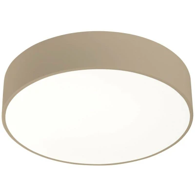 Image of Caprice LED Round Flush Ceiling Light Painted Gold Phase Cut Dimming 52cm 3940lm 3000K