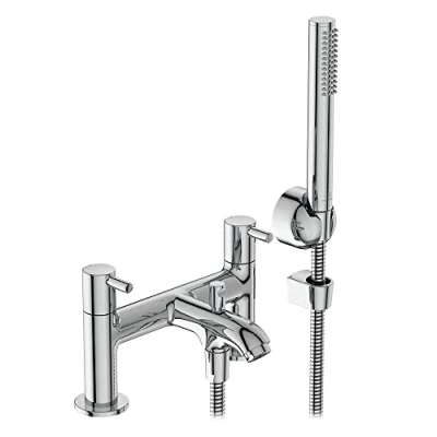 Image of Ideal Standard Ceraline Dual Control Bath Shower Mixer Tap, BC189AA