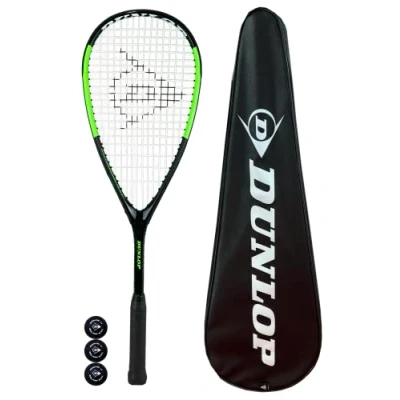 Image of Dunlop Hypermax Squash Racket inc Protective Cover &amp; 3 Balls (Various Model Choice) (Hypermax Ultimate)