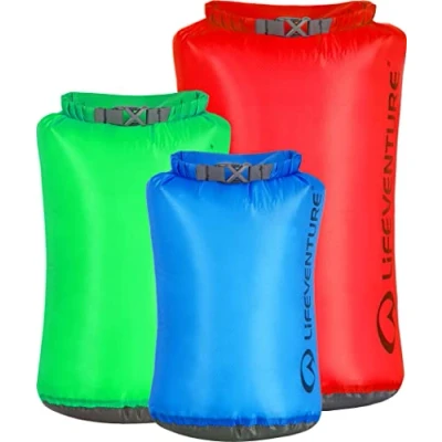 Image of Lifeventure Ultralight Dry Bag Multi Pack, Siliconized Rip Stop Fabric With Fully Taped Seams