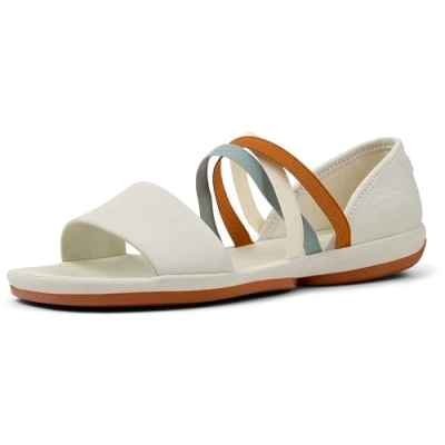 Image of Camper Right NINA Twins Sandals, Women&#039;s, Size: 4, Weiß natural Leather