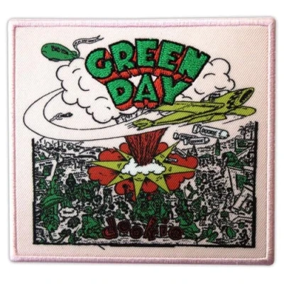 Image of Rock Off officially licensed products Green Day Dookie Album Cover Pink Standard Printed Patch Accessory Size