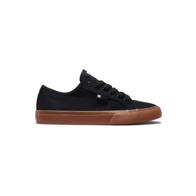 Image of DC Shoes Manual Unisex Trainers, Size: 12, Black/gum Textile
