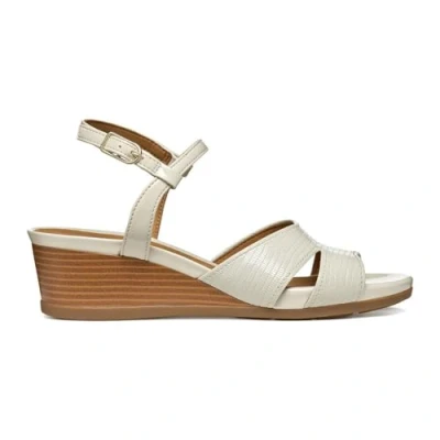 Image of Geox Women&#039;s D Marykarmen A Wedge Sandal, Lt Sand, 4 UK
