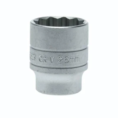 Image of Teng M120526 26mm 1/2 inch 12 Point Socket Bi Hexagon Drive