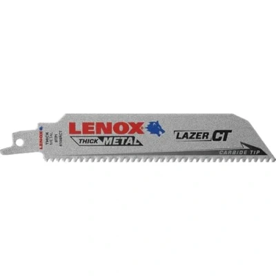 Image of Lenox Tools 2014224 9&quot; 8TPI LAZER Ct 9108RCT Reciprocating Saw Blade 1PK