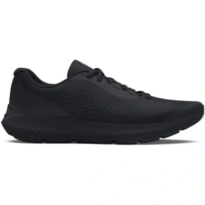 Image of Under Armour Visual Cushioning BGS Charged Rogue Stabilty running shoes for kids, Size: 5.5, Black Textile