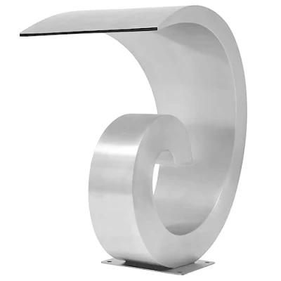 Image of vidaXL Pool Fountain Stainless Steel 50x30x53 cm Silver