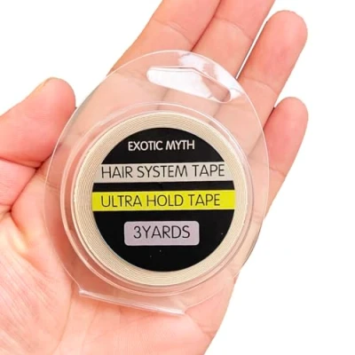 Image of EXOTIC MYTH 3yards long hold time double side tape replacement For Toupees and Wigs (3/4&quot; x3yards)