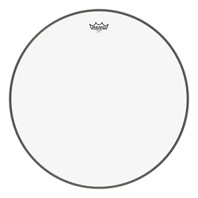 Image of REMO Drum Head, Emperor transparent, clear, 24&quot; Bass Drum, BB 1324 00