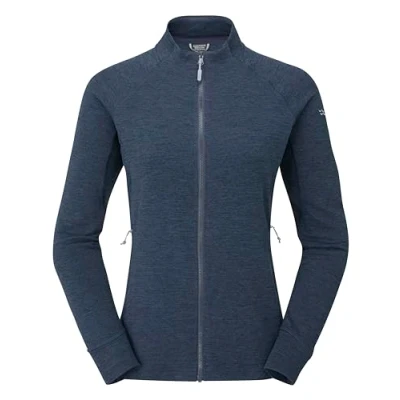 Image of Rab Women&#039;s Nexus Lightweight Fleece Jacket for Trekking &amp; Climbing Deep Ink Medium