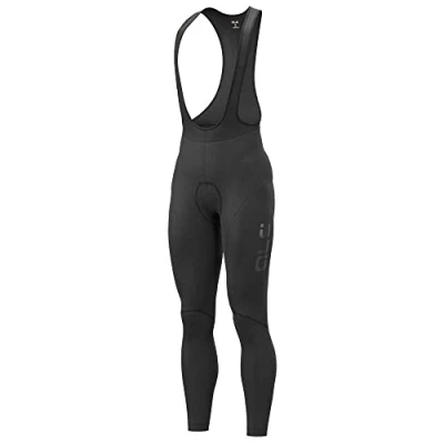 Image of Alé Cycling Men&#039;s Solid Winter Bib Tights, Black/Black, XXL