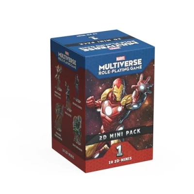 Image of CMON Marvel Multiverse: 2D Mini Pack 1 Role Playing Game Accessory Ages 14+ 2 4 Players