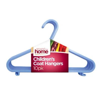 Image of 10 x Boys Childrens Baby Coat Hangers Clothes Blue