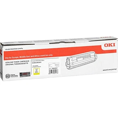 Image of Oki Standard Toner Cartridge for Mc853/Mc873 Printers Yellow