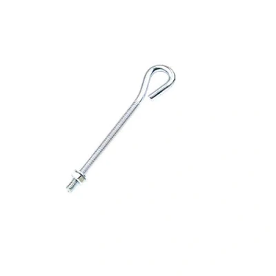 Image of Straining Eye Bolts Nuts Washers Zinc Plated Wire Fencing Tension (M12 x 160mm)