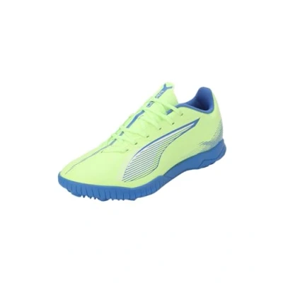 Image of Puma Ultra 5 PLAY TT Astro turf trainers, Men&#039;s, Size: 9.5, Fizzy apple/white/bluemazing Synthetics