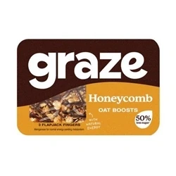 Image of Graze Honeycomb Flapjack 50g Pack of 9 3824