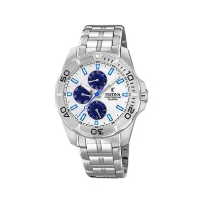 Image of Festina Mens Multi dial Quartz Watch with Stainless Steel Strap F20445/6