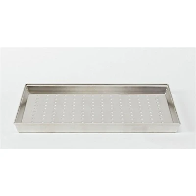 Image of Pentole Agnelli Pastry &amp; Pizza Perforated Rectangular Baking Pan, Dimension 35 x 28 3 Cm, Aluminium, Silver, cm