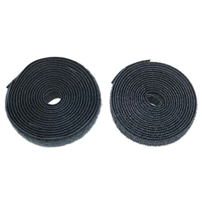 Image of fiXte Hook and Loop Tape Roll Sew On (Not Adhesive) 2m x 2cm Black