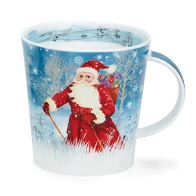 Image of Dunoon Cairngorm 0.48L Christmas Mug Santa&#039;s Journey