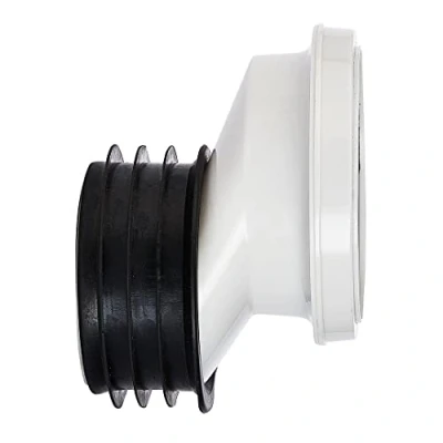 Image of MaKe PRO019 40mm Offset WC Pan Connector , White
