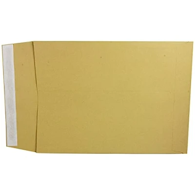 Image of Q Connect Envelope Gusset 406x305x25mm Peel and Seal 120gsm Manilla (Pack of 100)