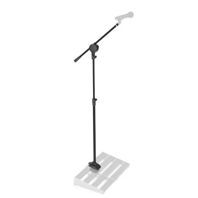 Image of D&#039;Addario Accessories XPND Pedal Board Mic Stand Guitar Pedalboard Works With 2 and Most Row, Rail Style Pedalboards