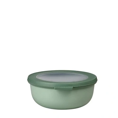 Image of Mepal Multi Bowl Cirqula Rectangular Food Storage Container with Lid Suitable as Airtight Box for the Fridge &amp; Freezer, Microwave Servable Dish 750 ml Nordic sage