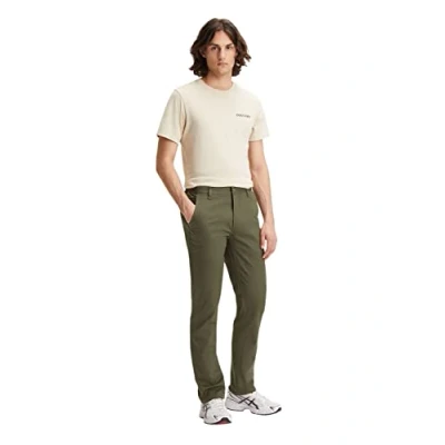 Image of Dockers Men&#039;s, ALPHA ORIGINAL KHAKI Pants, Olive, 32W / 32L