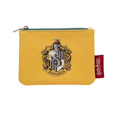 Image of Half Moon Bay Harry Potter Hufflepuff Coin Purse Small Purses For Women With Zip Wallet &amp; Coins Gifts Girls