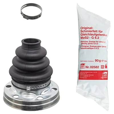 Image of 33217540117, 33217540117SK2, 33217540118, 33217540118SK2, 33217547021 CV Boot FEBI BILSTEIN 172350 transmission sided, Rear Axle Rubber