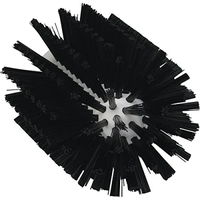 Image of Vikan 5380 90 9 Stiff Tube Brush, Polyester, 3 1/2&quot; x 6 1/4&quot; OAL, Black