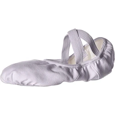 Image of Capezio Women&#039;s Hanami Canvas Ballet Shoe Flat, White, 5 UK