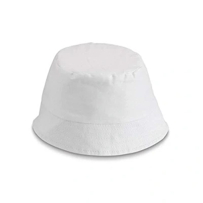 Image of eBuyGB Unisex Kid&#039;s White Bucket Hat, Childrens