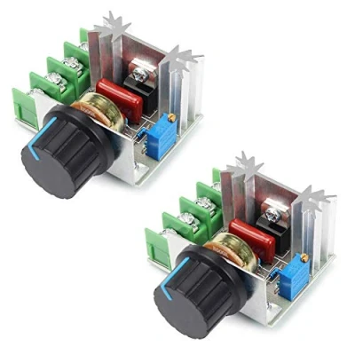 Image of AITRIP 2pcs 25A PWM AC Motor Speed Control Controller 2000W Adjustable Voltage Regulator 50 220V (2PCS)