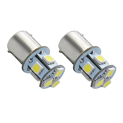 Image of Ruiandsion 1156 LED Bulbs 6V BA15S Super Bright 5050 8SMD Chipsets 6000K White Replacement for Backup Reverse Lights Turn Signal Tail (Pack of 2)