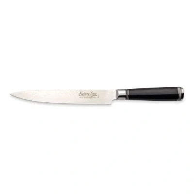Image of Katana Saya 20cm Carving Knife, 67 Layer VG 10 Damascus Stainless Steel, Pakkawood Handle
