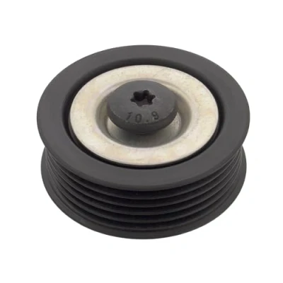 Image of 252882A000, 252882A100 Idler Pulley BLUE PRINT ADG096516 with screw HYUNDAI: ix35, i30 II Hatchback, i10 I, KIA: CARENS 4, Sportage III, RIO 3