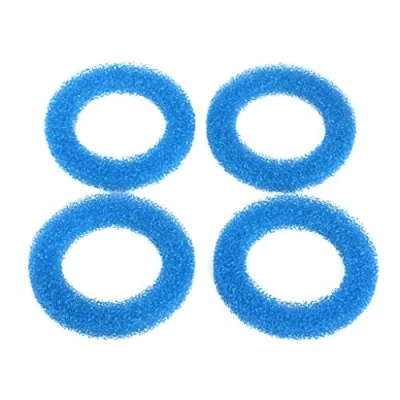 Image of INGVIEE Pack of 4 Compatible Blue Coarse Foam Filter for Eheim Ecco Pro 130 200 300 Aquarium