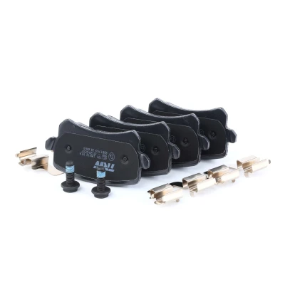 Image of 3AA698451, 3AA698451A, 3C0698451F brake pad set TRW COTEC GDB1763 not prepared for wear indicator with caliper screws accessories