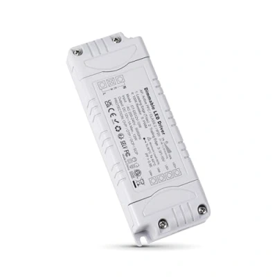 Image of REYLAX LED Driver 12V Dimmable, Triac &amp; 0 10V&amp;1 10V PWM 100k Resistor, 12W 1A Transformer 240 to 12V, Constant Voltage Thin Power Supply, Low for Strip Lights