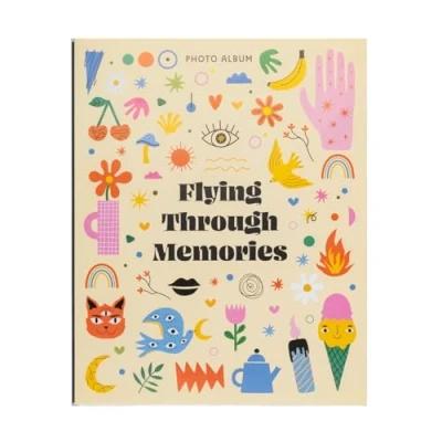 Image of Grupo Erik Photo Album Flying Memories 96 Pockets 13x20 cm 7x5 Book Small Album, Memory Book, Picture Gifts, Gifts Under 10 Pounds