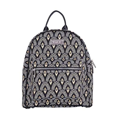 Image of Signare Tapestry Casual Backpack Rucksack Women School Bags with Fashion Pattern Design (Art Decor Luxor, DAPK LUXOR)
