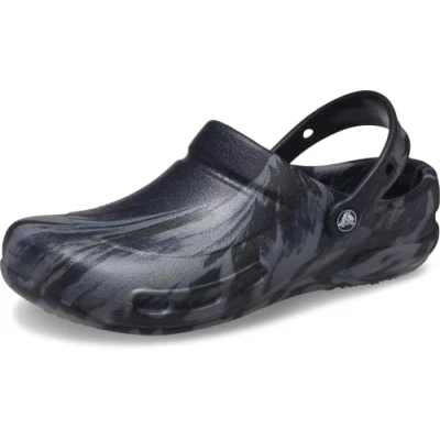 Image of Crocs Unisex Bistro Graphic Clog Clog, Deep Navy Multi, 3 UK Men/ 4 Women